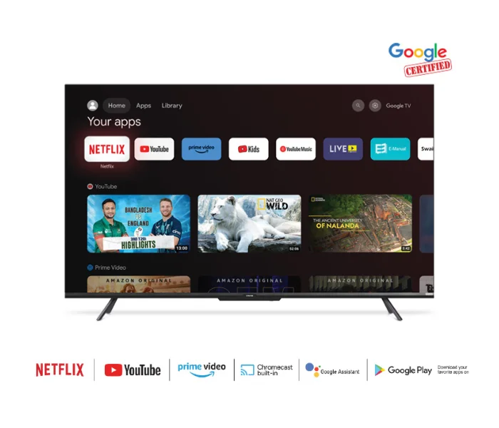 VISION LED GOOGLE ANDROID TV 4K