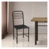 Regal MADELINE METAL DINING CHAIR BLACK