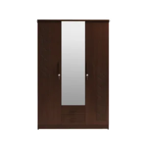 WOODEN THREE DOOR ALMIRAH/CUPBOARD
