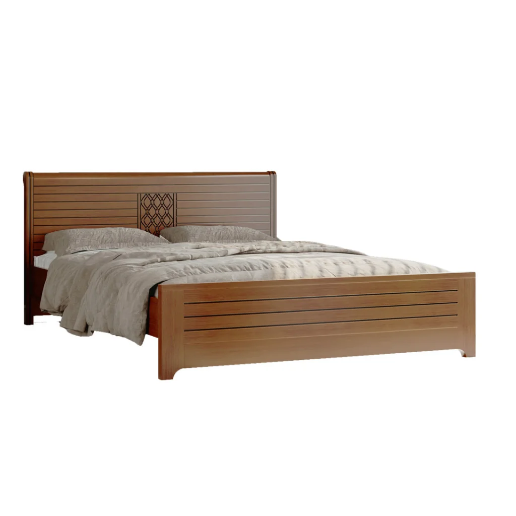 SIDON WOODEN DOUBLE BED