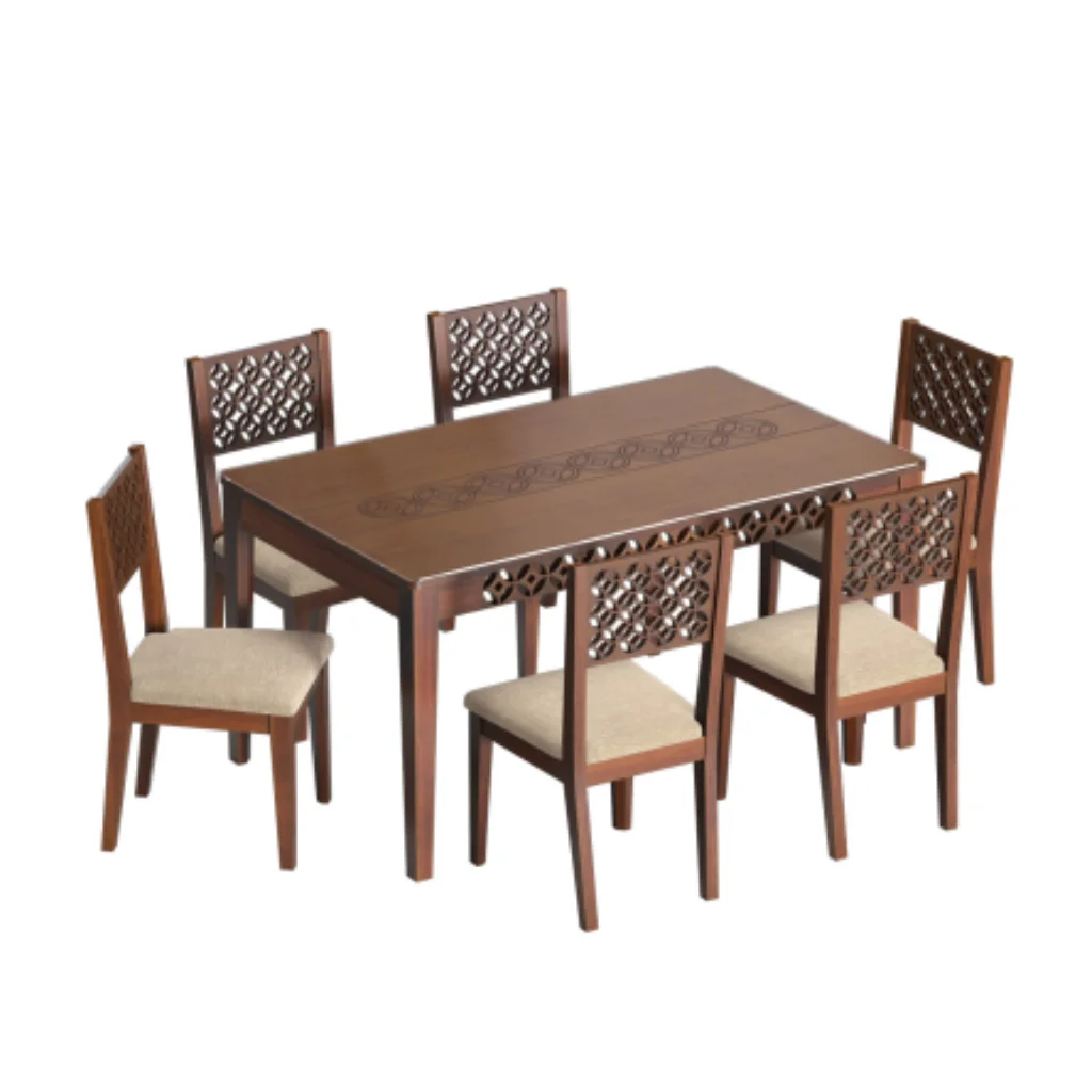 Regal Panam- Six Seater Dining Set TDH-344 AND TDH-344 (6 Pcs Chair) Regal