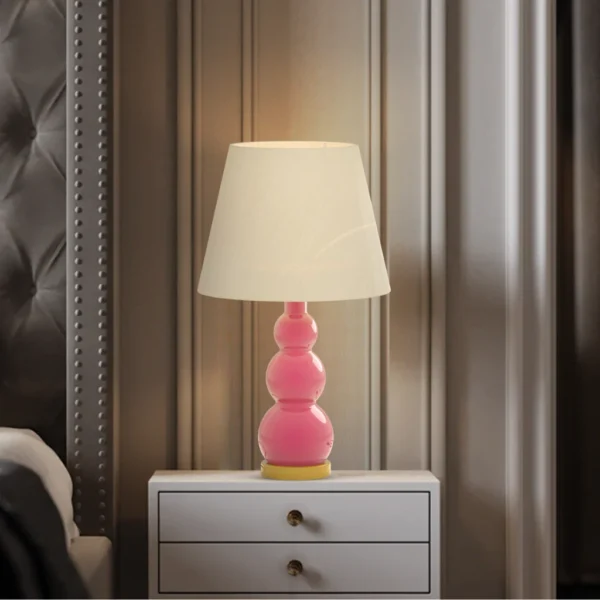 BUBBLE-WOODEN TABLE LAMP