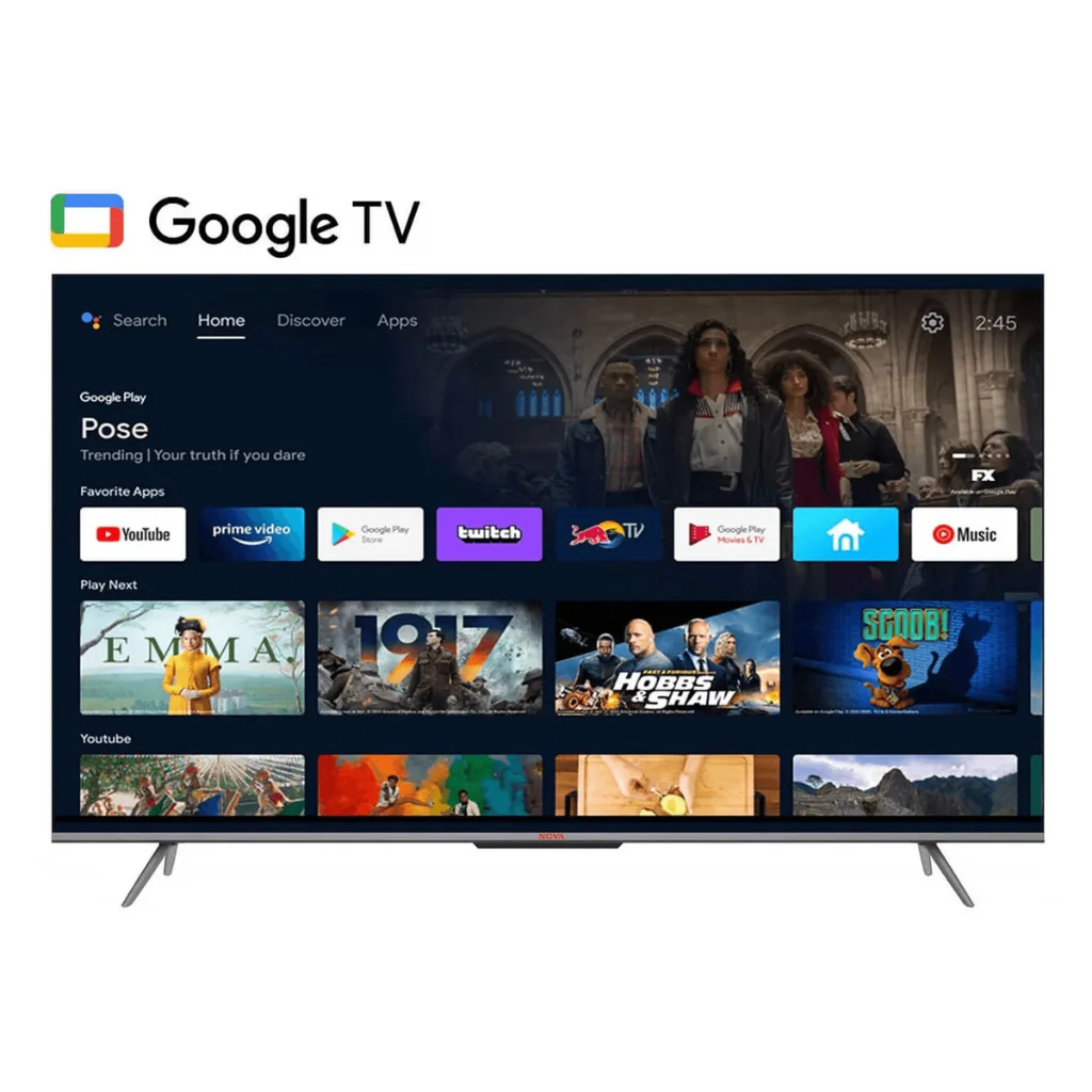 NOVA GOOGLE ANDROID TV 65″ GOOGLE ANDROID TV