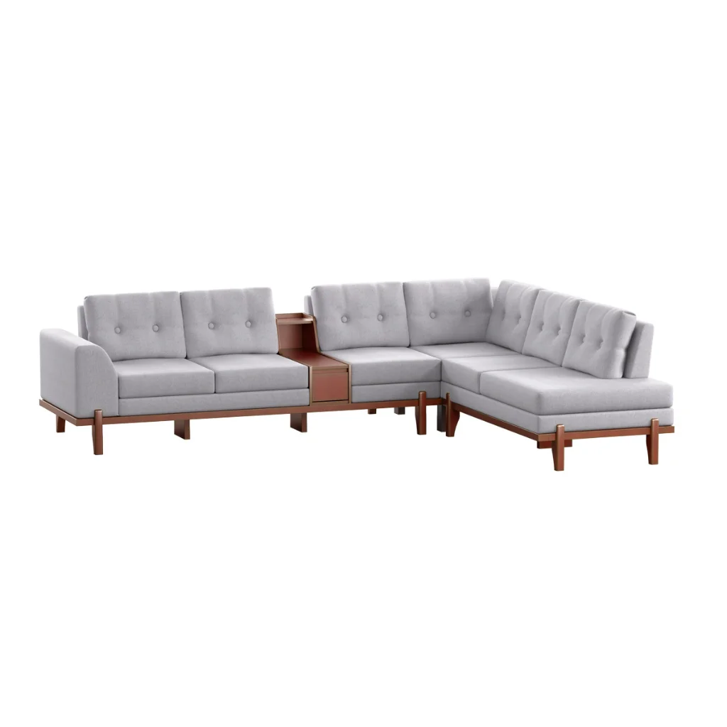 Regal L Shape Sofa Set-Perilin Regal L Shape Sofa