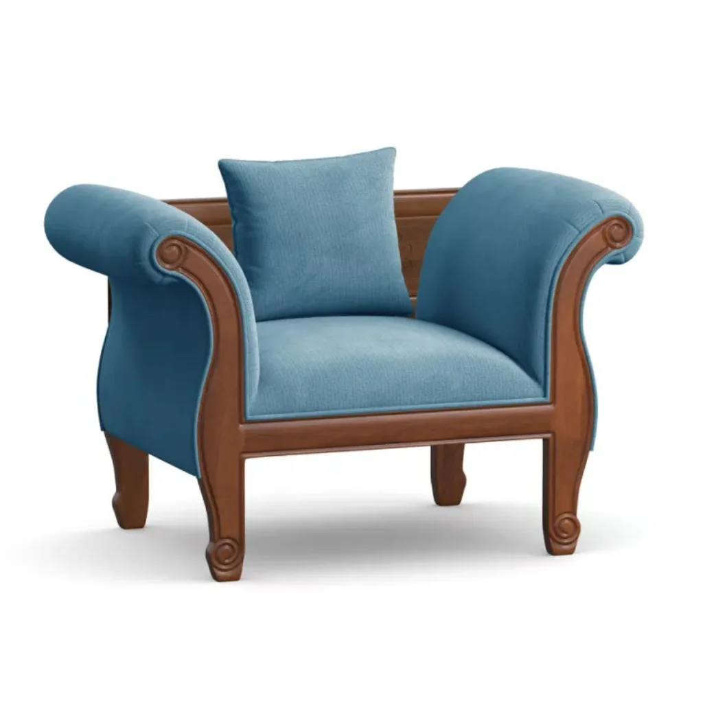 Regal WOODEN SOFA- FRANCISCO SSC-375-3-1-20|SDC-375-3-1-20 Regal WOODEN SOFA