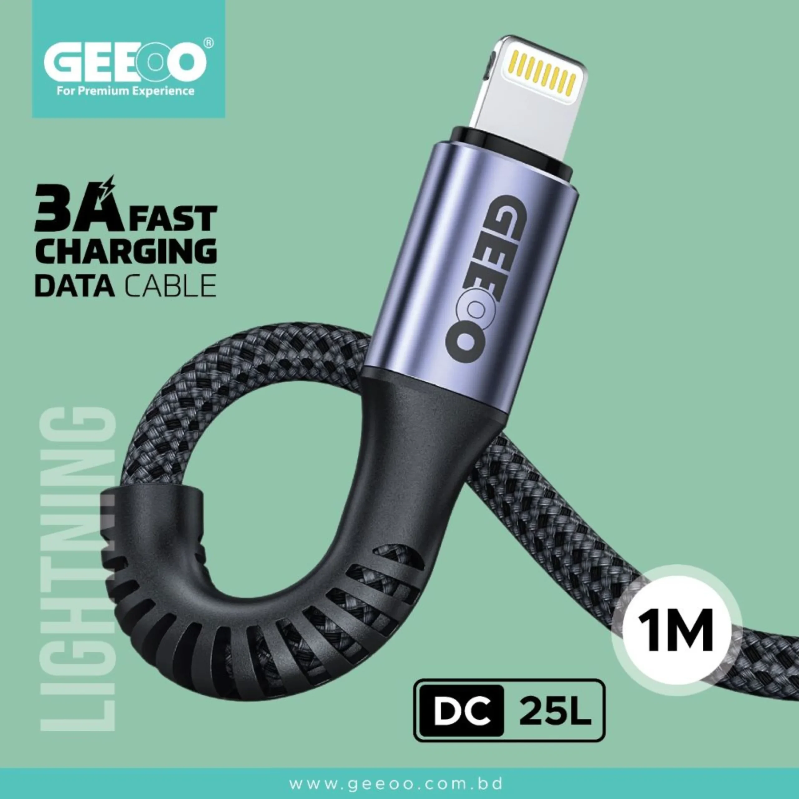 GEEOO DC 25L FAST CHARGING DATA CABLE GEEOO DC 25L FAST CHARGING DATA CABLE
