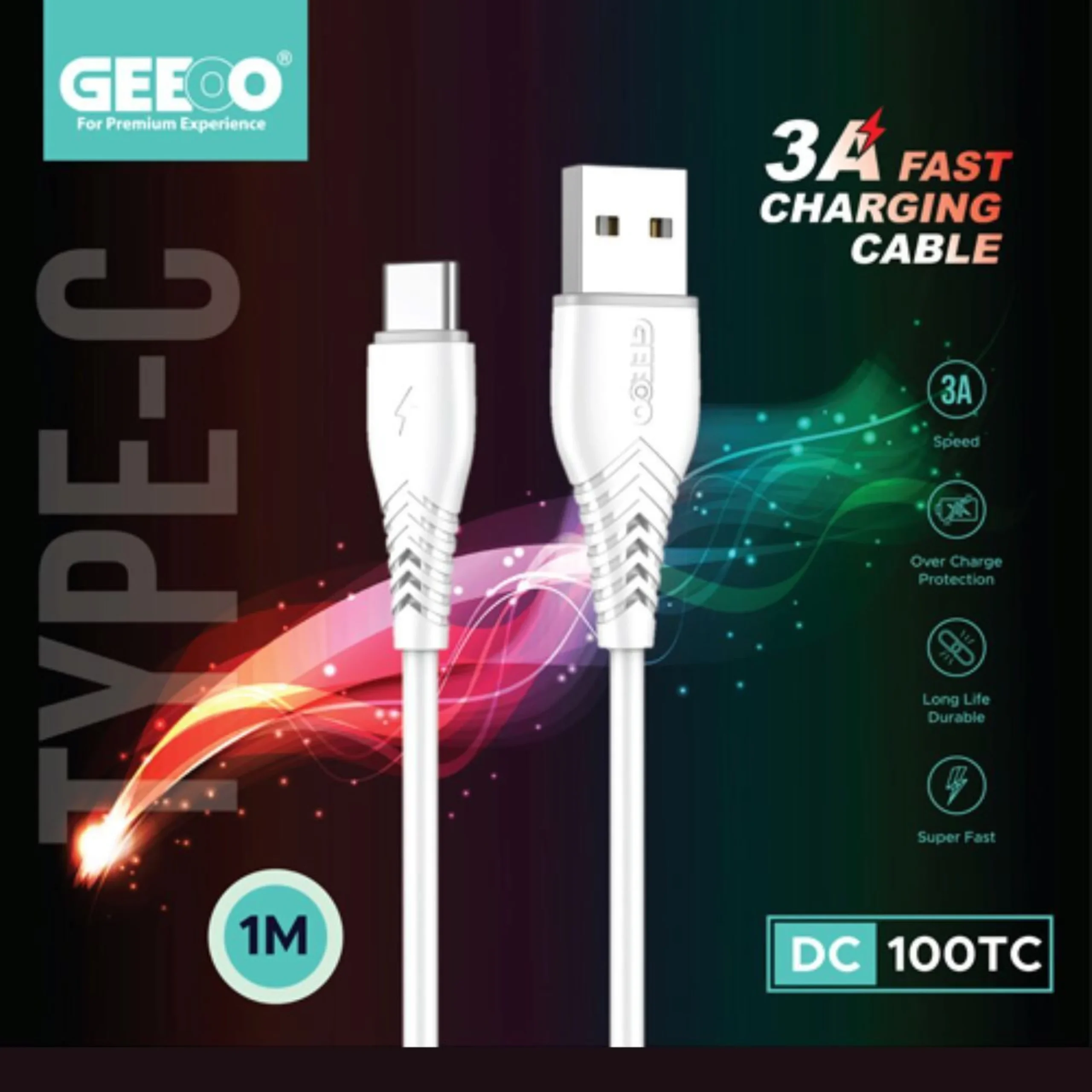 GEEOO DC100 DATA CABLE (TYPE-C) GEEOO DC100