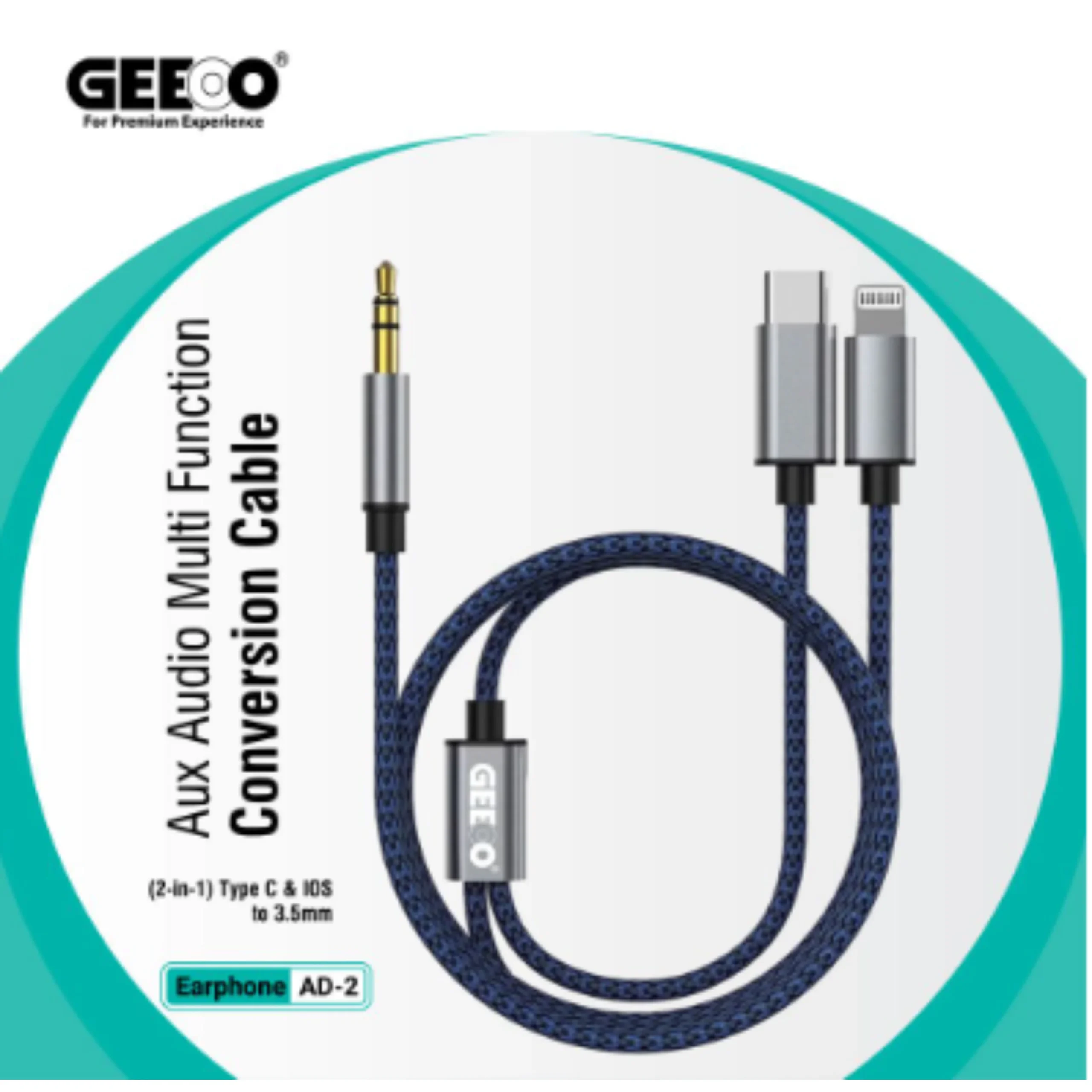 GEEOO AD2 AUX MULTI FUNCTIONAL CABLE GEEOO AD2