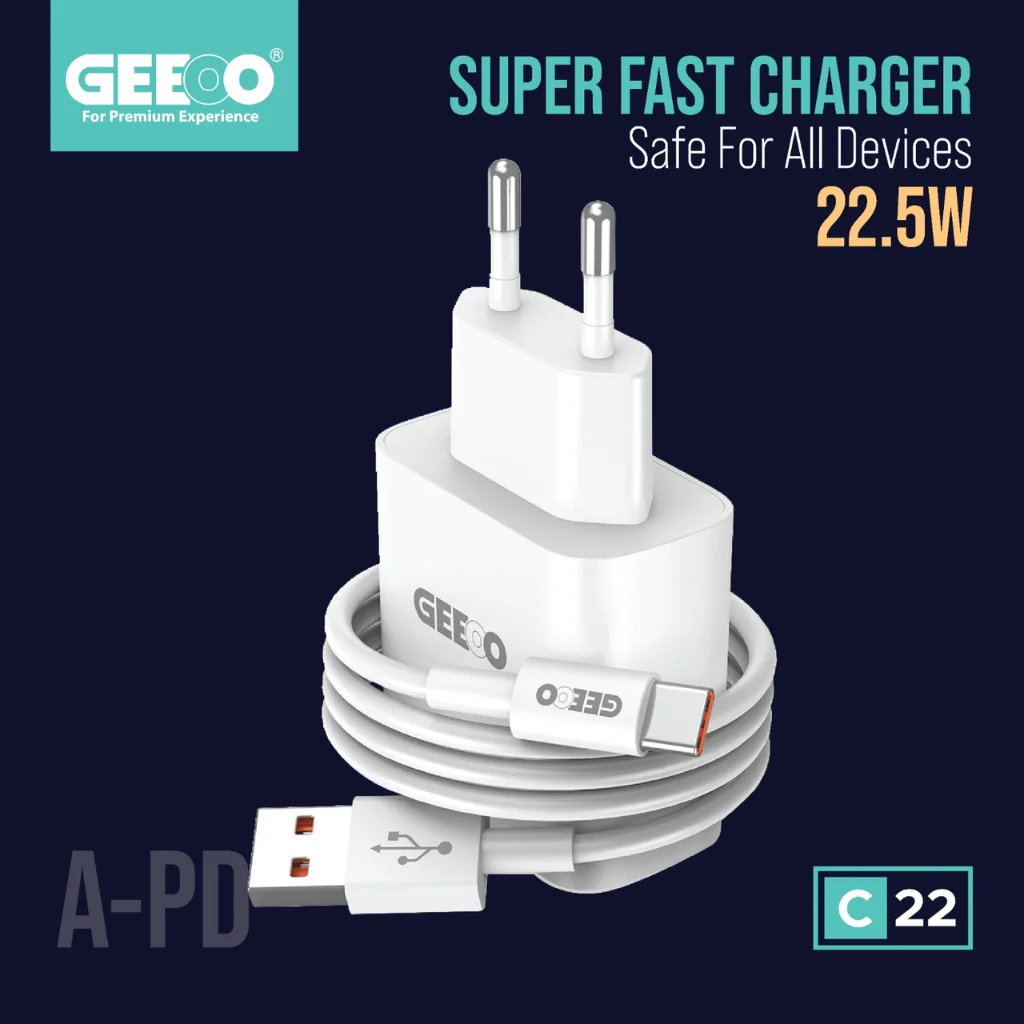 GEEOO C22 SUPER FAST CHARGER SET C22 SUPER FAST CHARGER SET