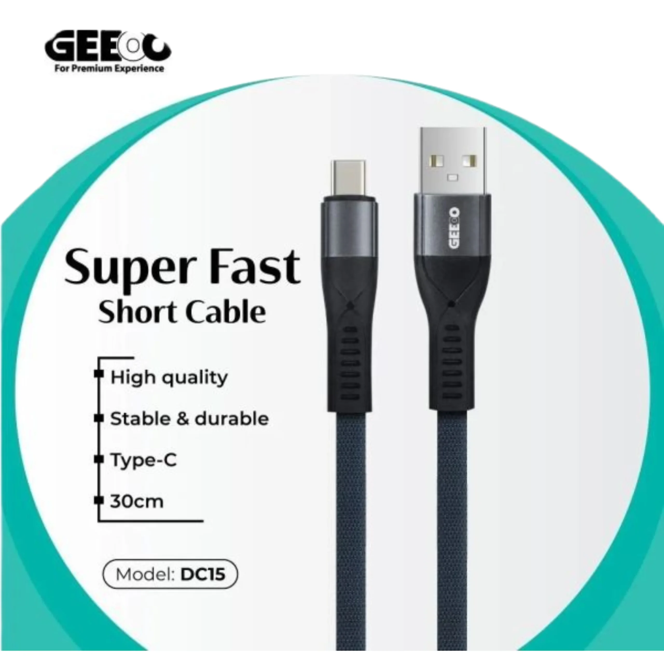 GEEOO DC15 TYPE-C DATA CABLE GEEOO DC15 TYPE