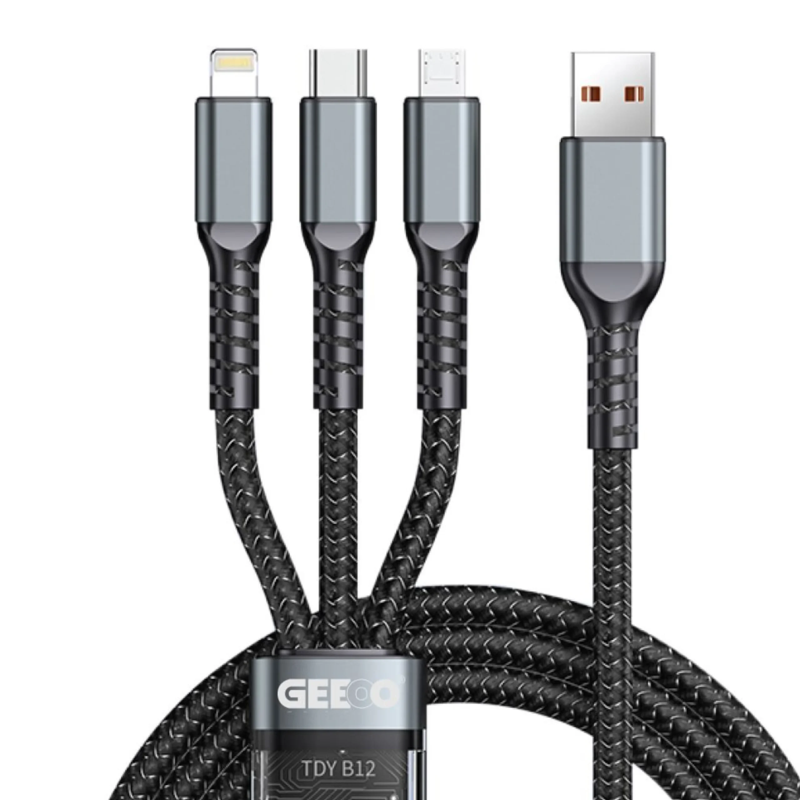 GEEOO DC305 3-IN-1 CHARGING CABLE GEEOO DC305