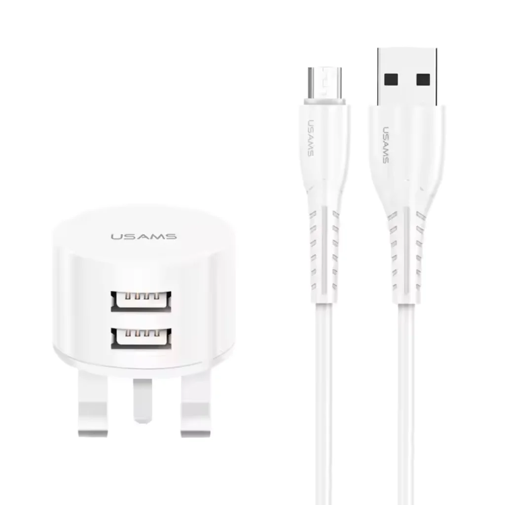 USAMS T20+U35 TRAVEL CHARGER SET TRAVEL CHARGER SET