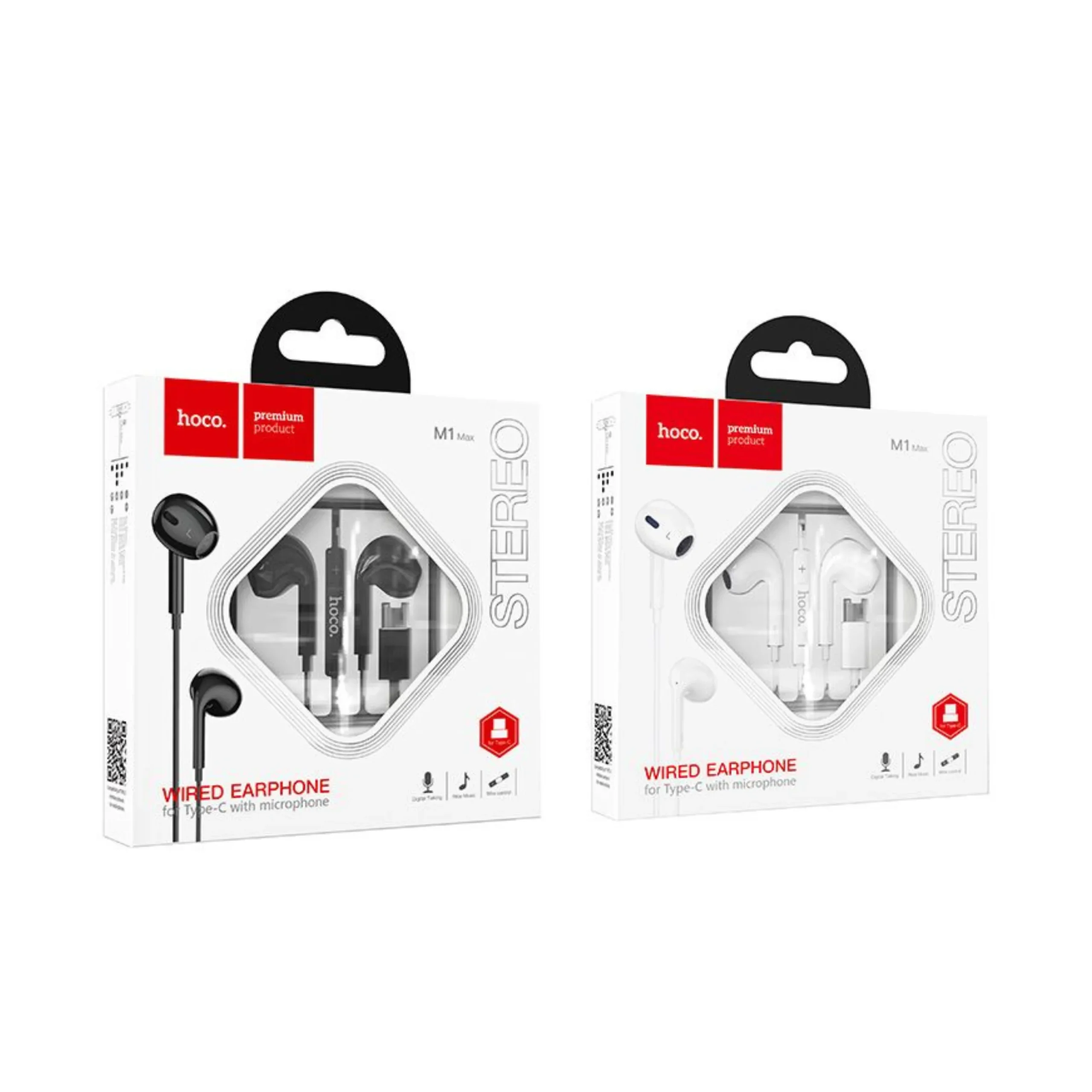 HOCO M1 MAX CRYSTAL EARPHONES TYPE C HOCO M1