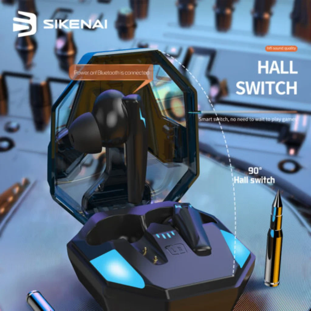 SIKENAI GAMING STEREO WIRELESS EARBUDS T1000 SIKENAI GAMING STEREO WIRELESS EARBUDS