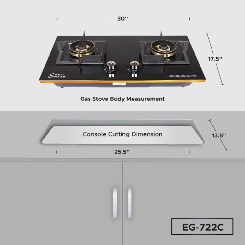 GAZI SMISS GAS STOVE EG-772C GAS STOVE EG-772C