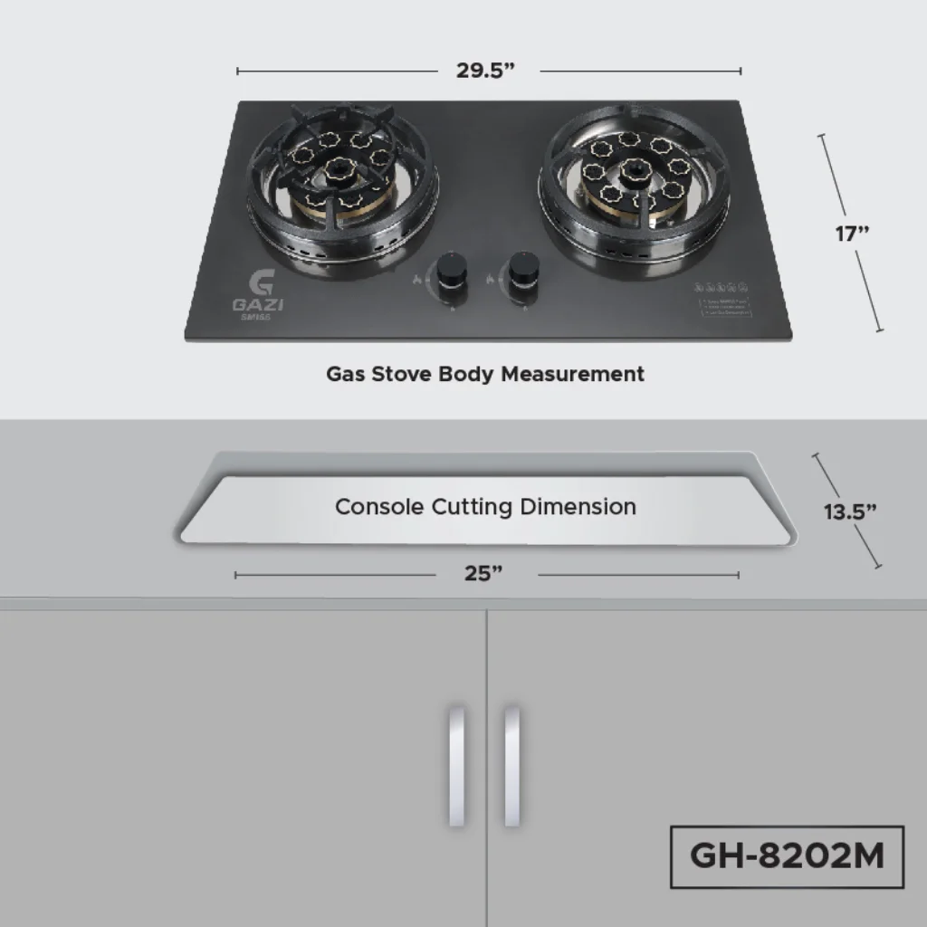 GAZI SMISS GAS STOVE GH-8202M GAS STOVE GH-8202M