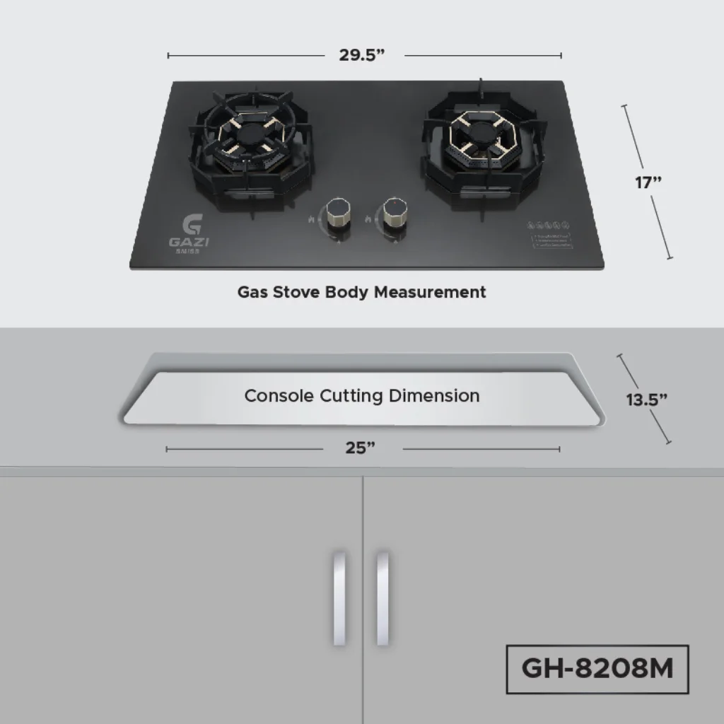 GAZI SMISS GAS STOVE GH-8208M GAS STOVE GH-8208M