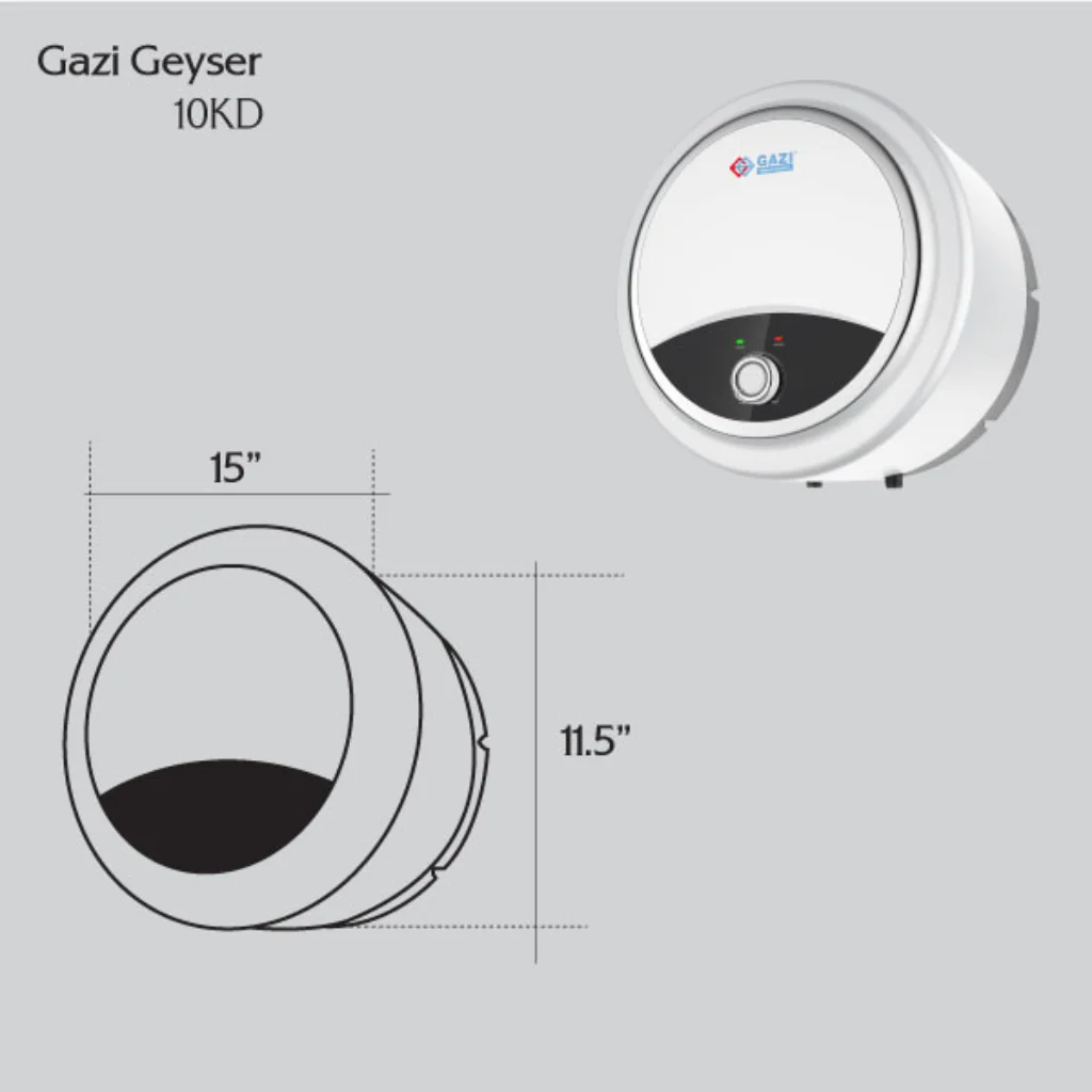 GAZI GEYSER 10 LITRE GEYSER 10 LITRE