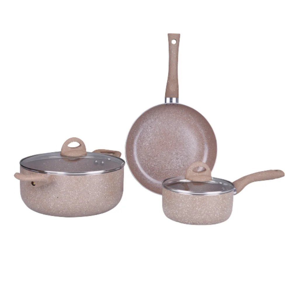 GAZI FE 2207-5C NON-STICK COOKWARE SET GAZI FE 2207-5C