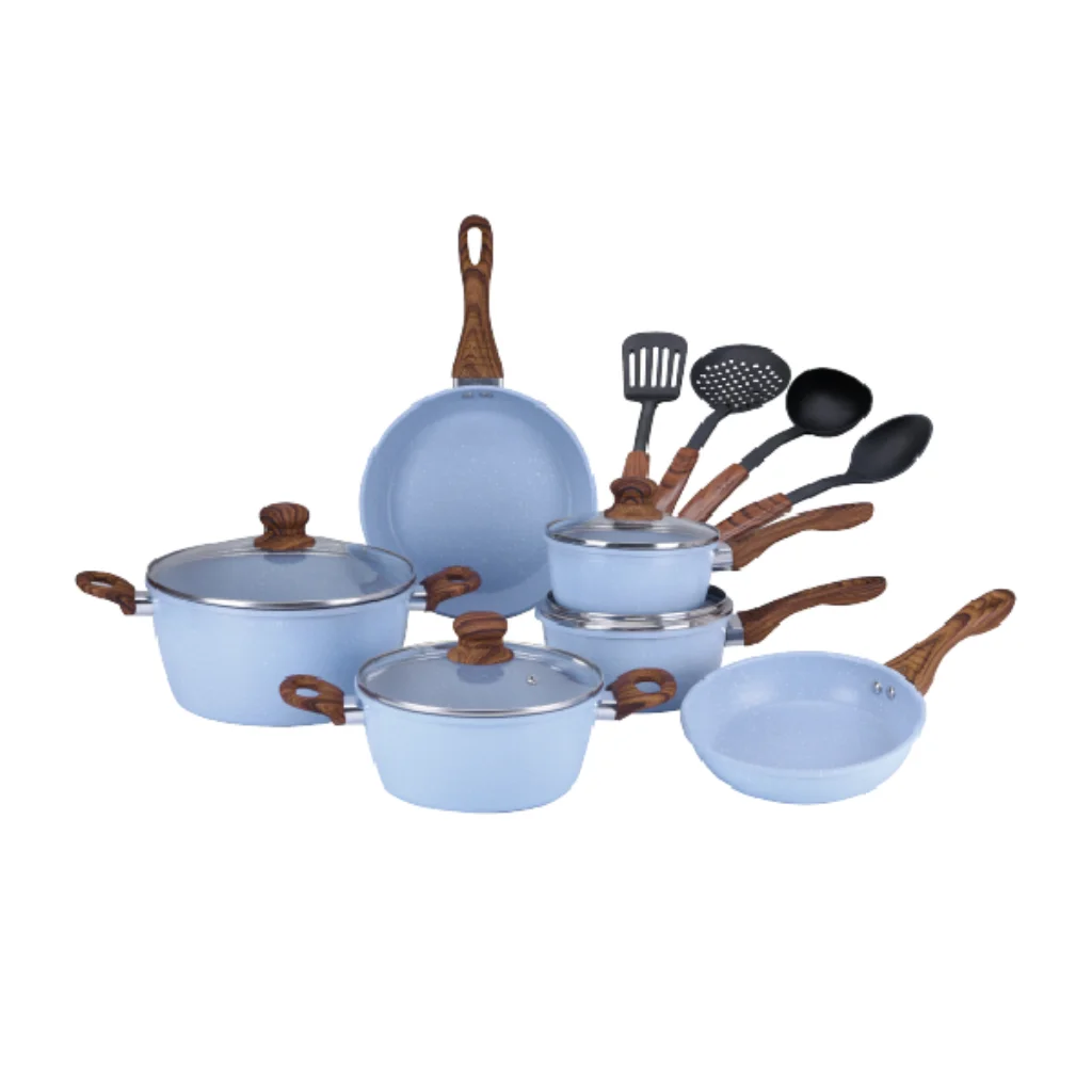 GAZI NON-STICK COOKWARE SET-FRC-14 COOKWARE SET-FRC-14