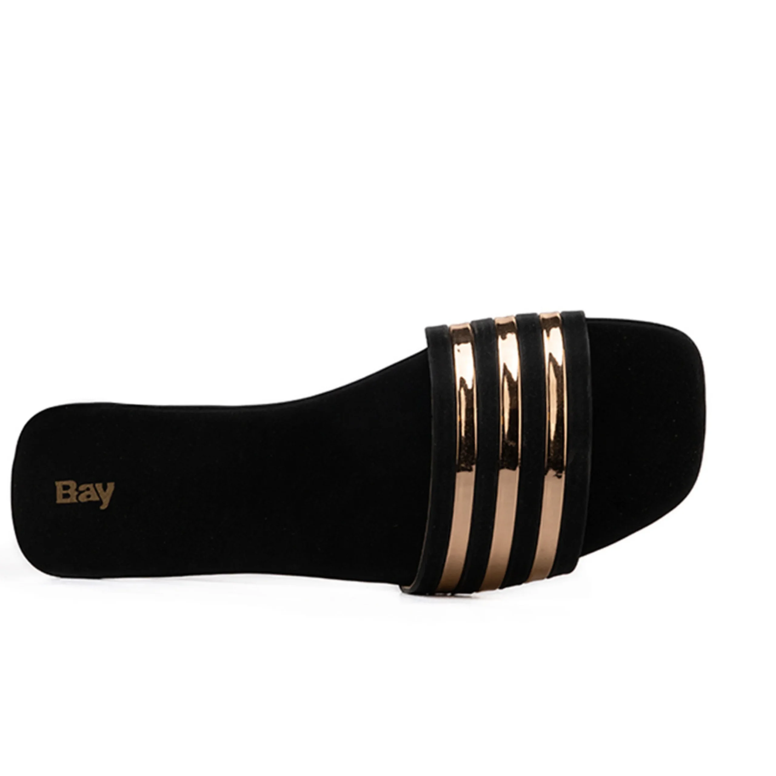 Bay Ladies Luna Open Flats Slip On Bay Ladies Luna