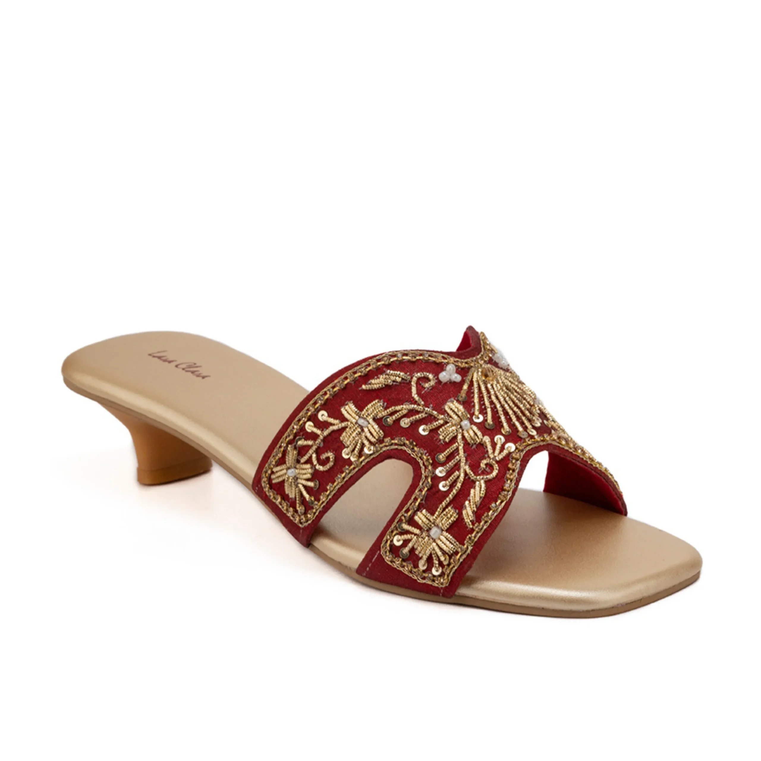 Bay Ladies Ethnic Slip On Open Heel Bay Ladies Ethnic Slip