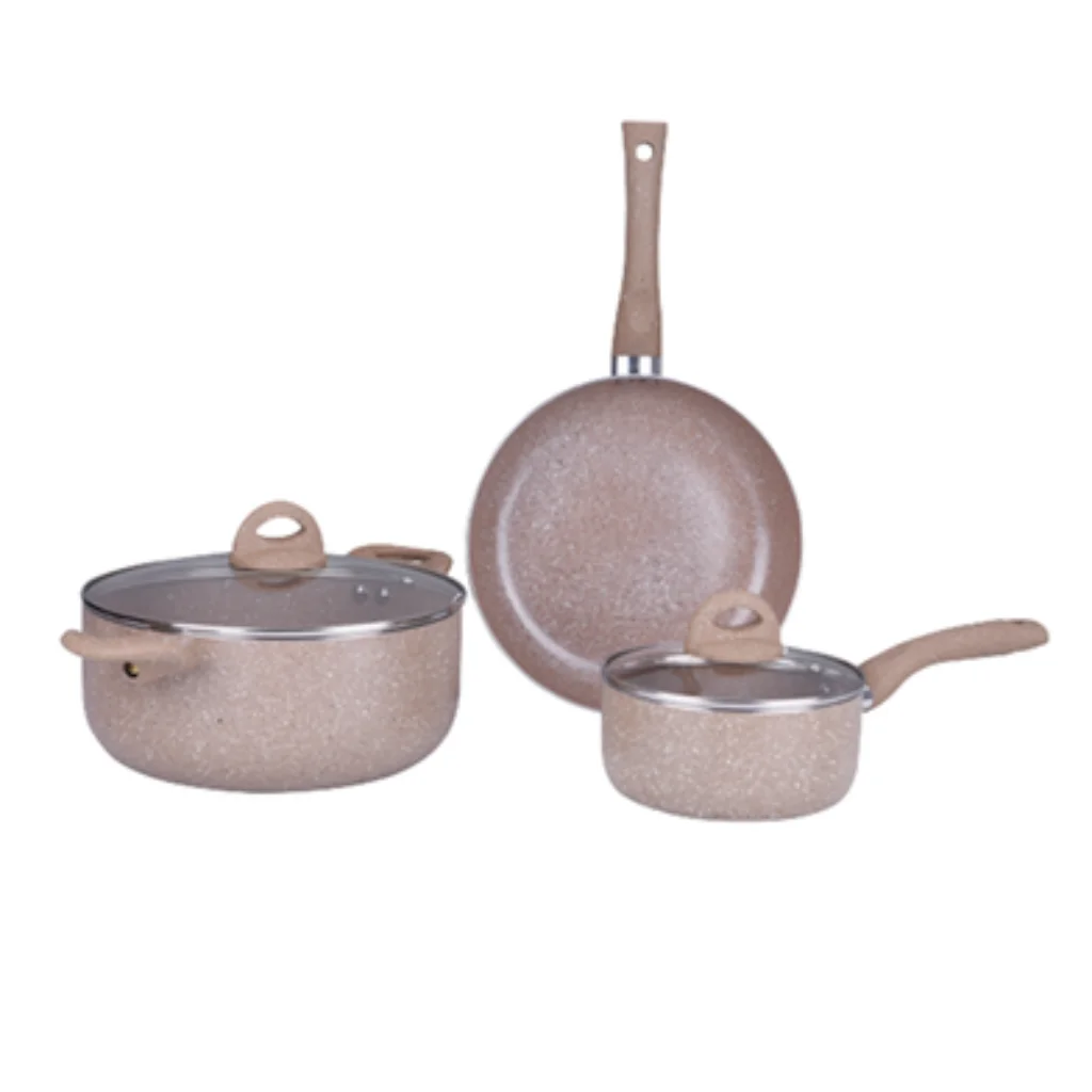 GAZI FE 2207-5C NON-STICK COOKWARE SET GAZI FE 2207-5C