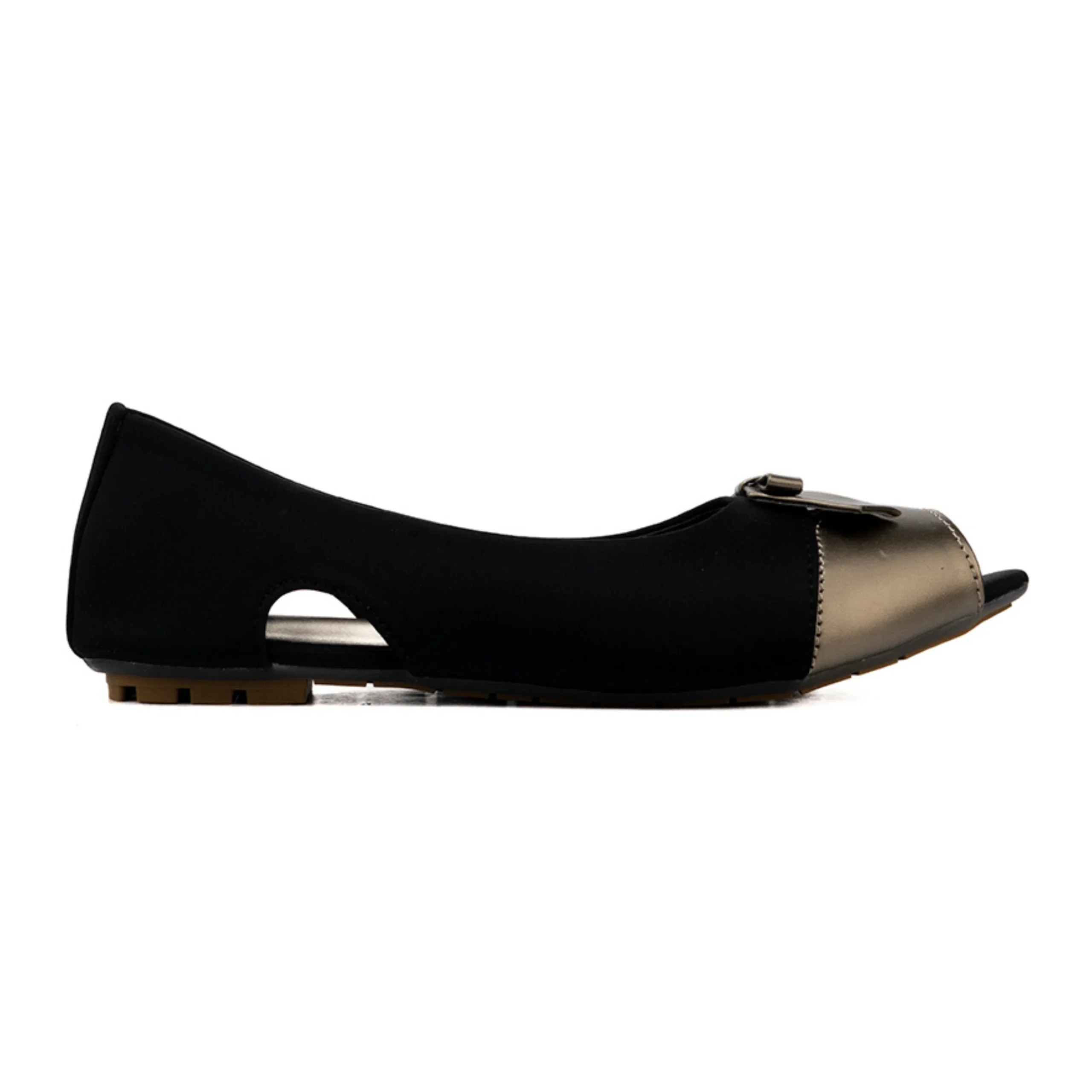 Bay Ladies Peep Toe Closed Flat Bay Ladies Peep Toe Closed