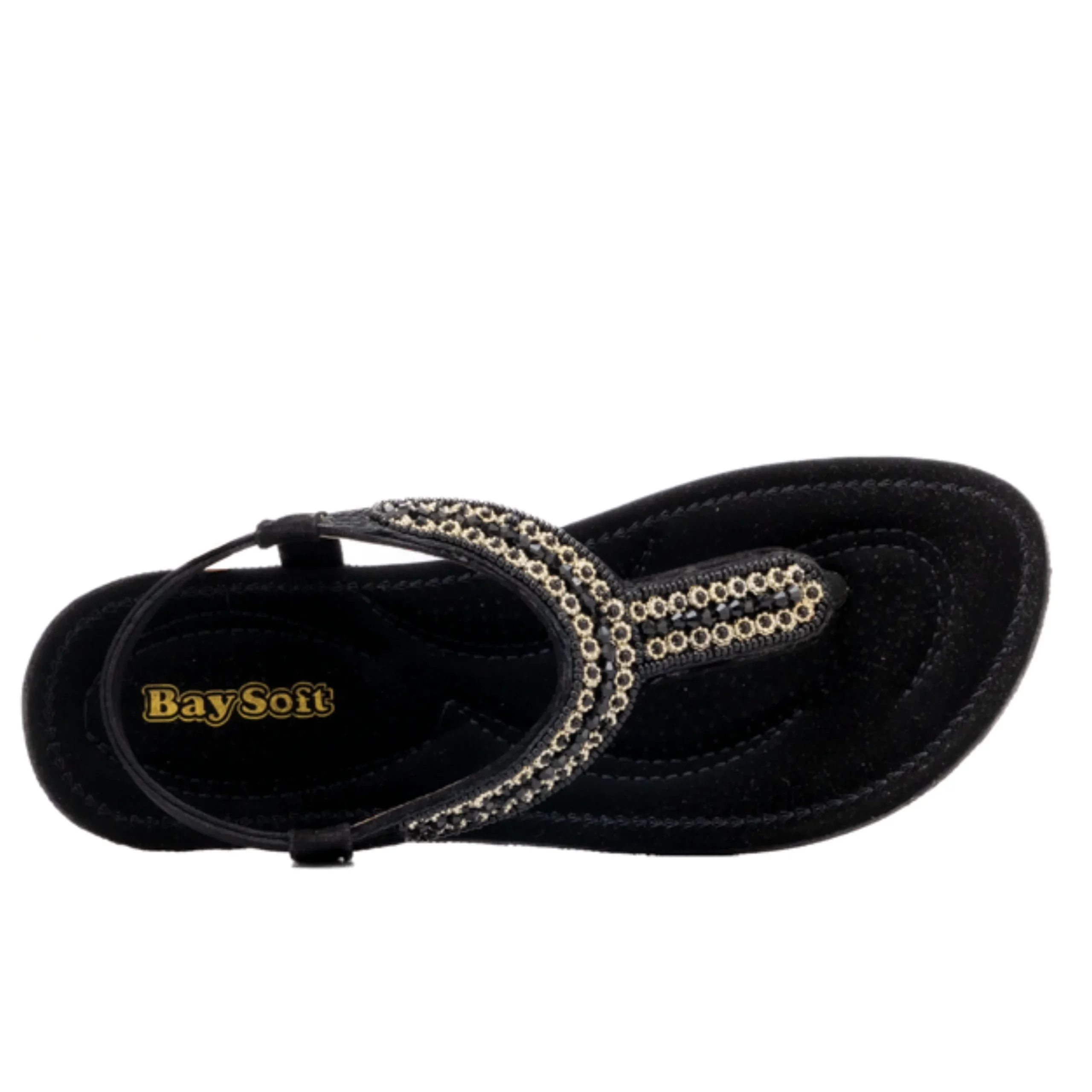 Bay Ladies Sanji Open Flats Sandal Bay Ladies Sanji