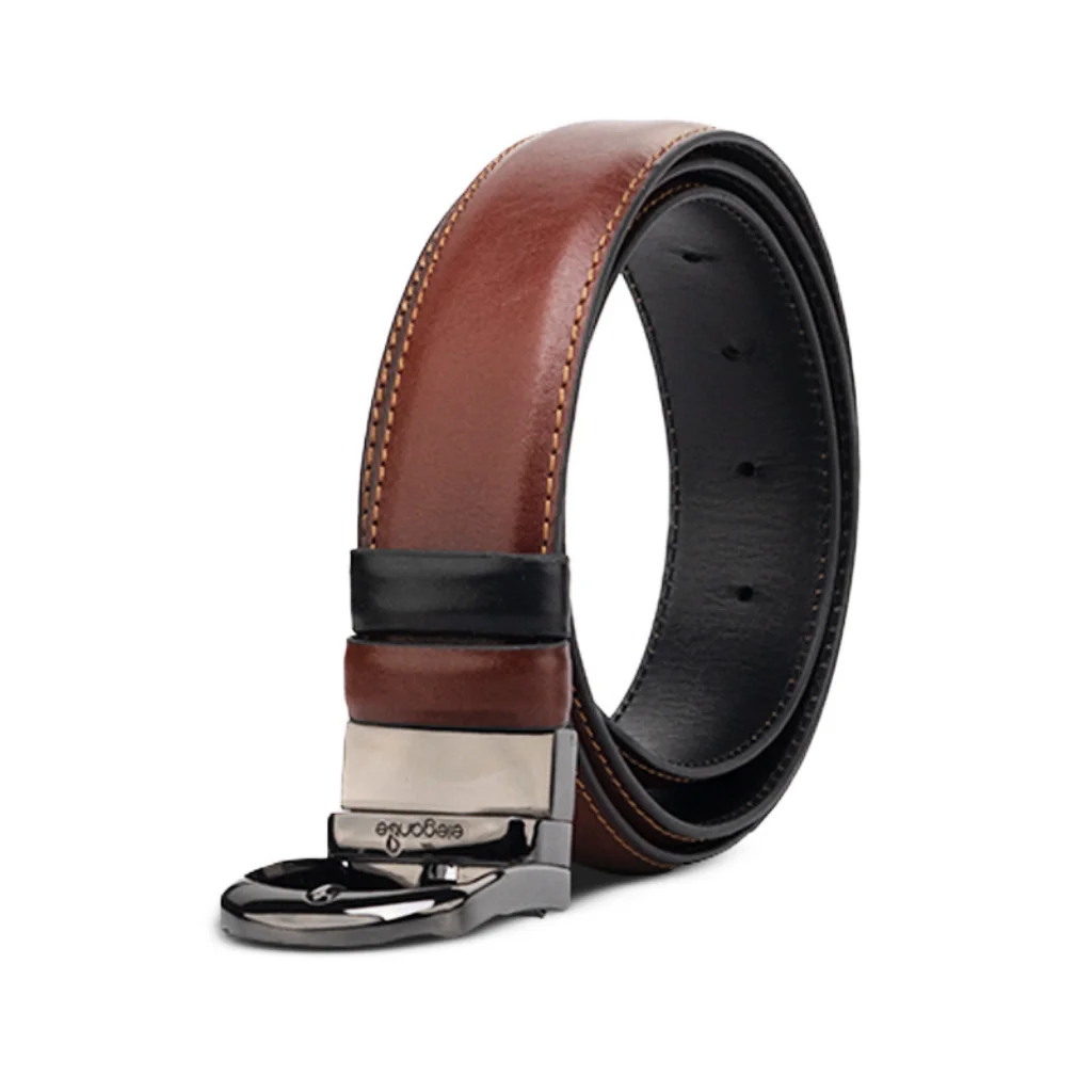 Bay Mens Leather Belt-Stand Bay Mens