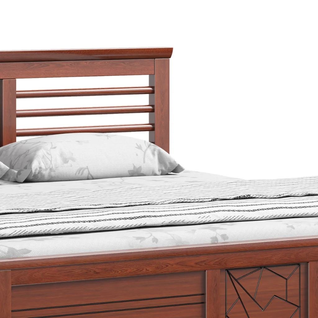 Regal Wooden Bed-Nuvora Regal Wooden Bed