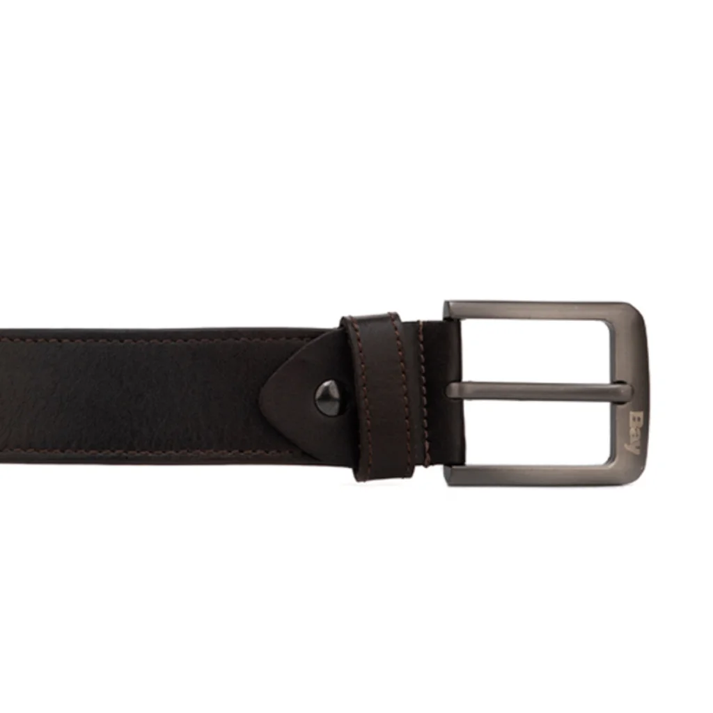 Bay Mens Leather Basic Belt Leather Basic Belt