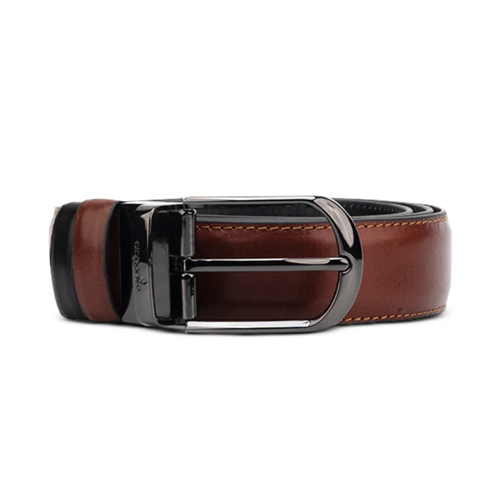 Bay Mens Leather Belt-Stand Bay Mens