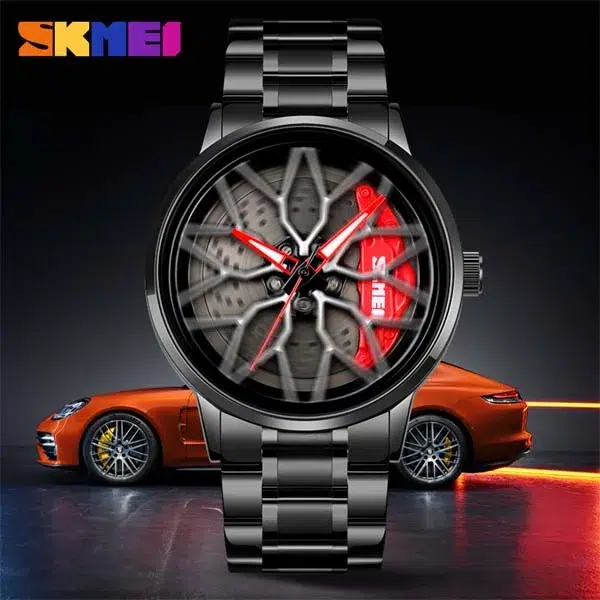 SKMEI 1990 Creative Design Rotation Dial Watch for Men online store