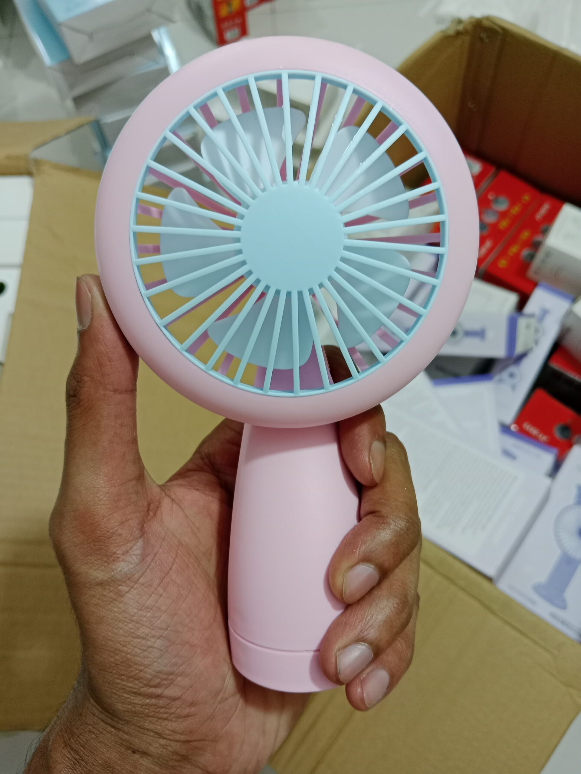 Mini USB Rechargeable Portable LED Lighting Fan online store
