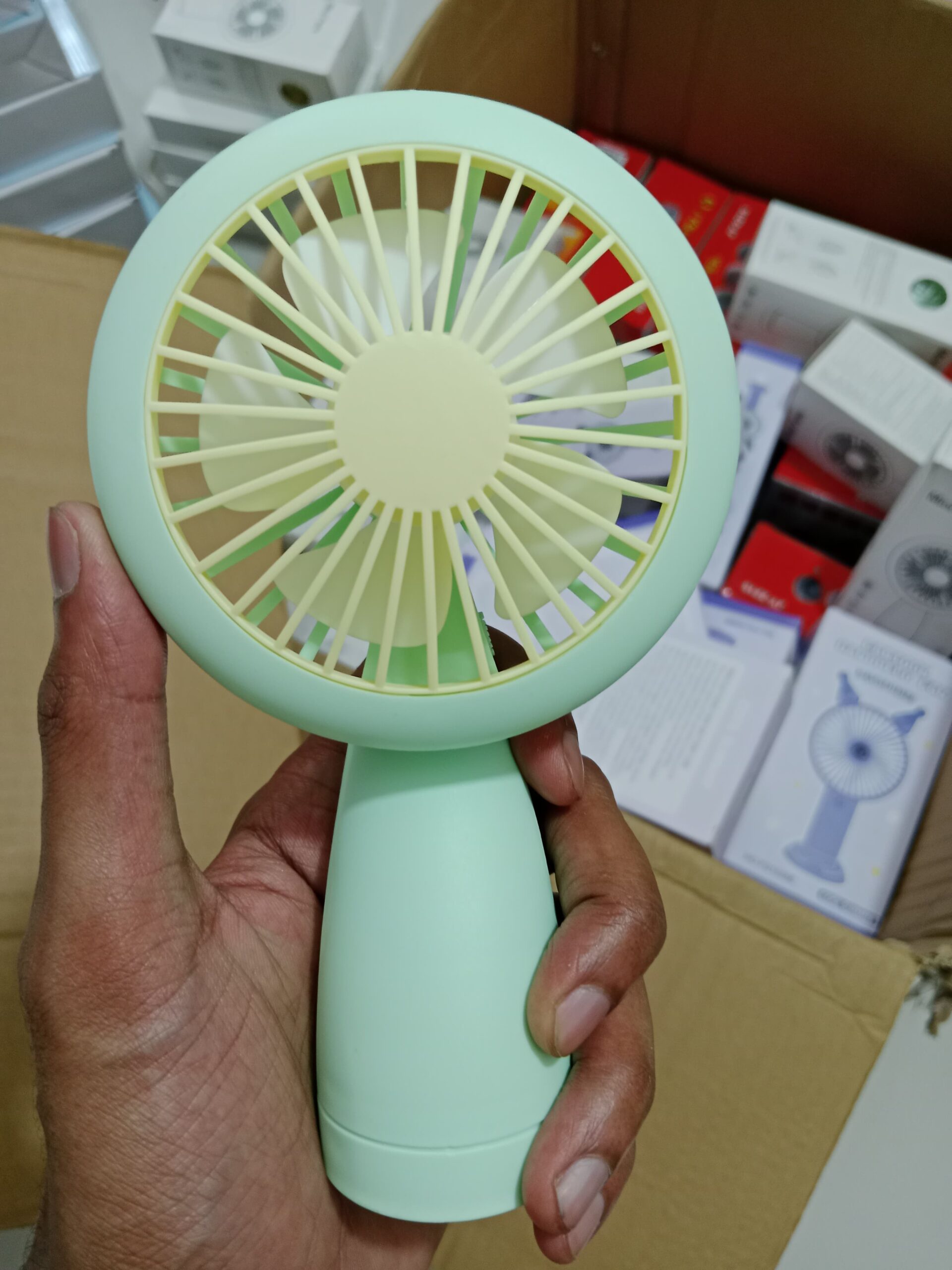 Mini USB Rechargeable Portable LED Lighting Fan online store