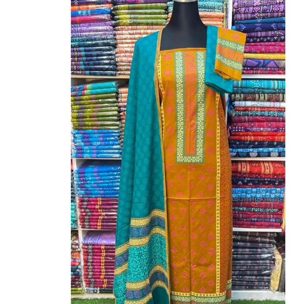 New Exclushive Collection High Qualitiey Cotton Printed Three Piecee online shop