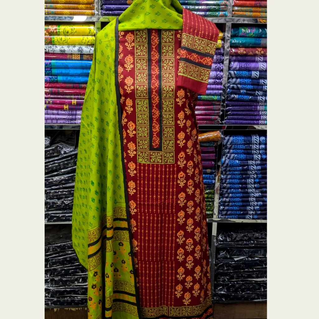 New Exclushive Collection High Qualitiey Cotton Printed Three Piecee online store