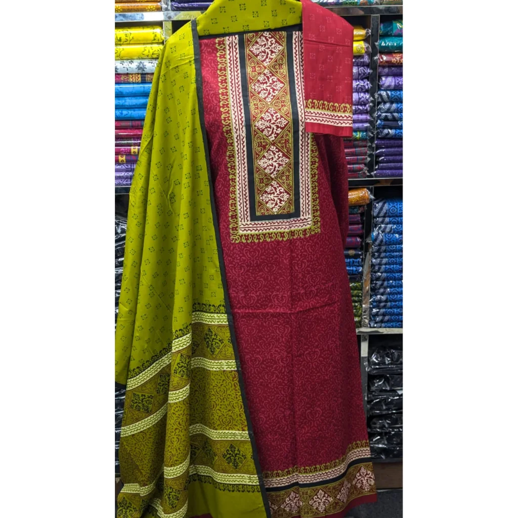 New Exclushive Collection High Qualitiey Cotton Printed Three Piecee online shop