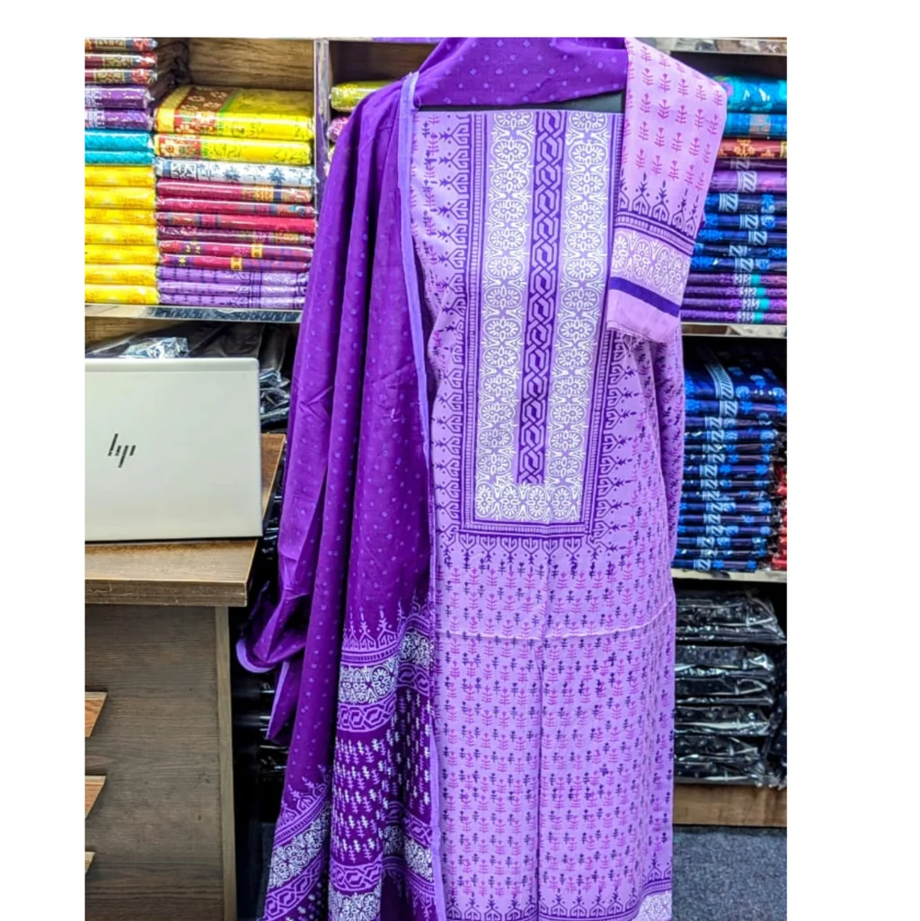 New Exclushive Collection High Qualitiey Cotton Printed Three Piecee online price