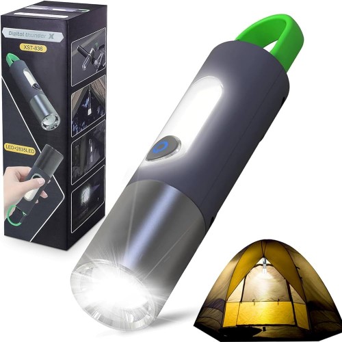 Portable Mini Strong Light Flashlight USB Rechargeable KeyChain Work Light Outdoor online shop
