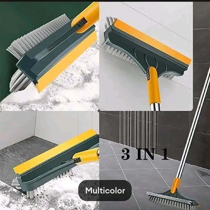 Cleaning Brush with Wiper 3 in 1 Tiles Cleaning Brush online store